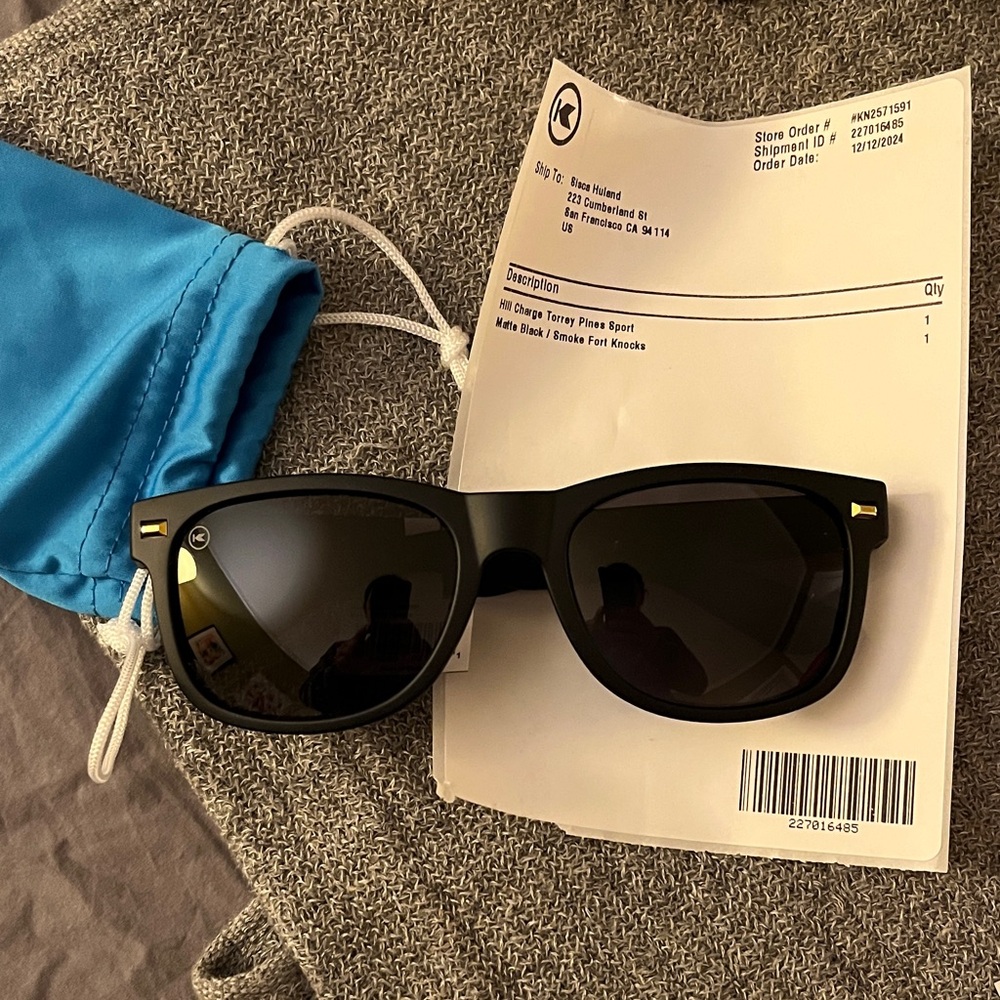Matte black/smoke Fort Knocks Knockaround Sunglasses